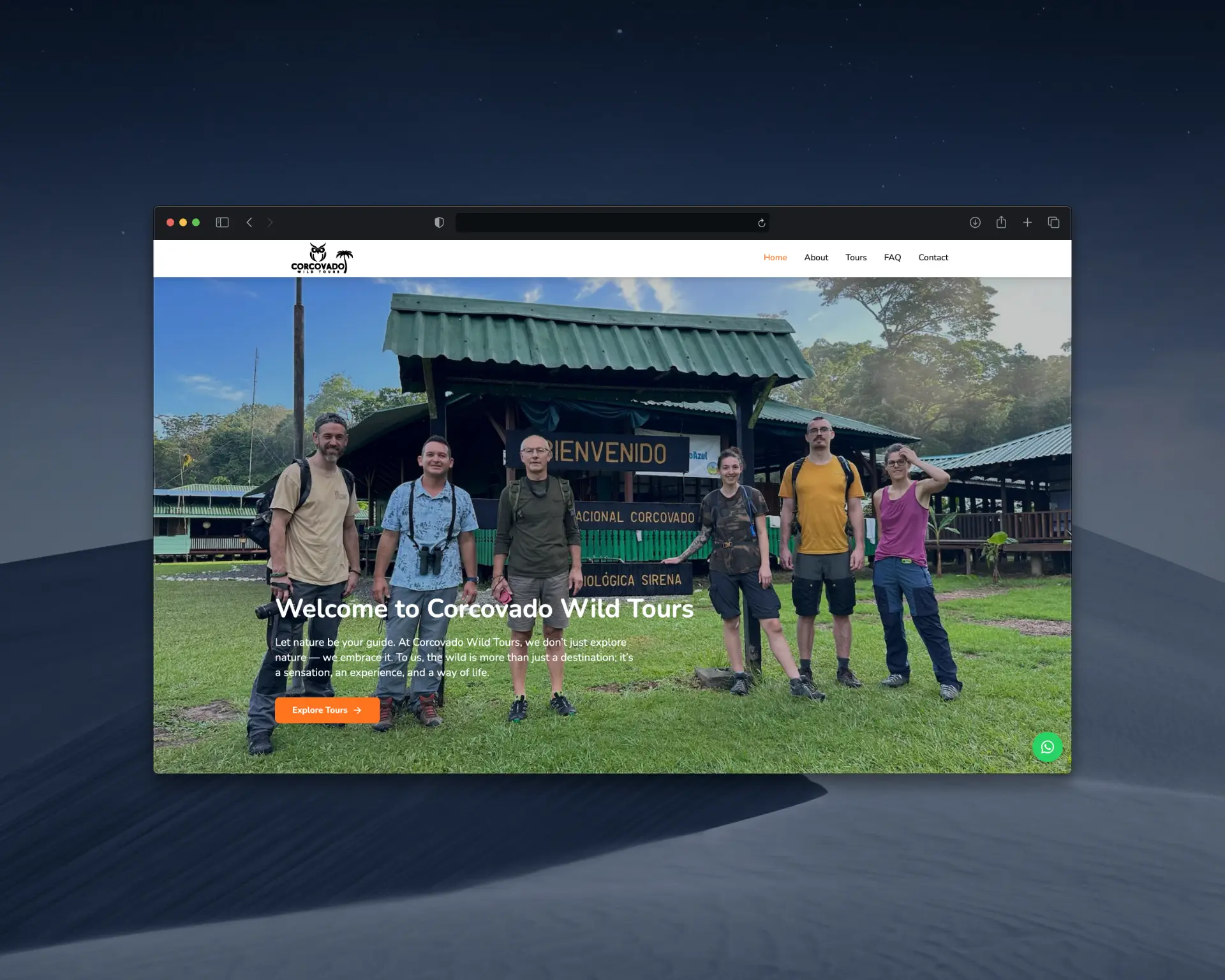 Wild Tours - Sitio web de operador turístico