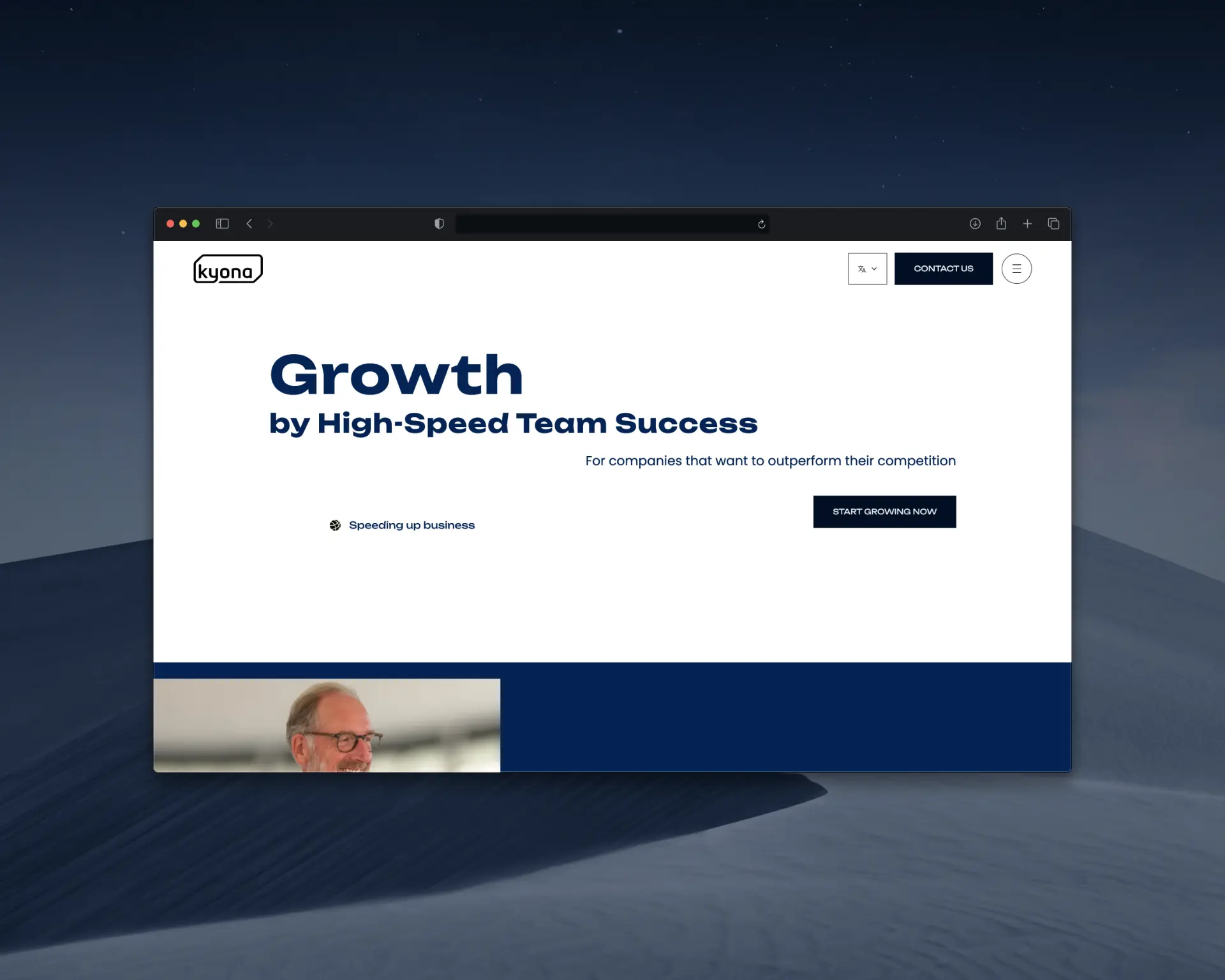 Kyona Group - Sitio web corporativo