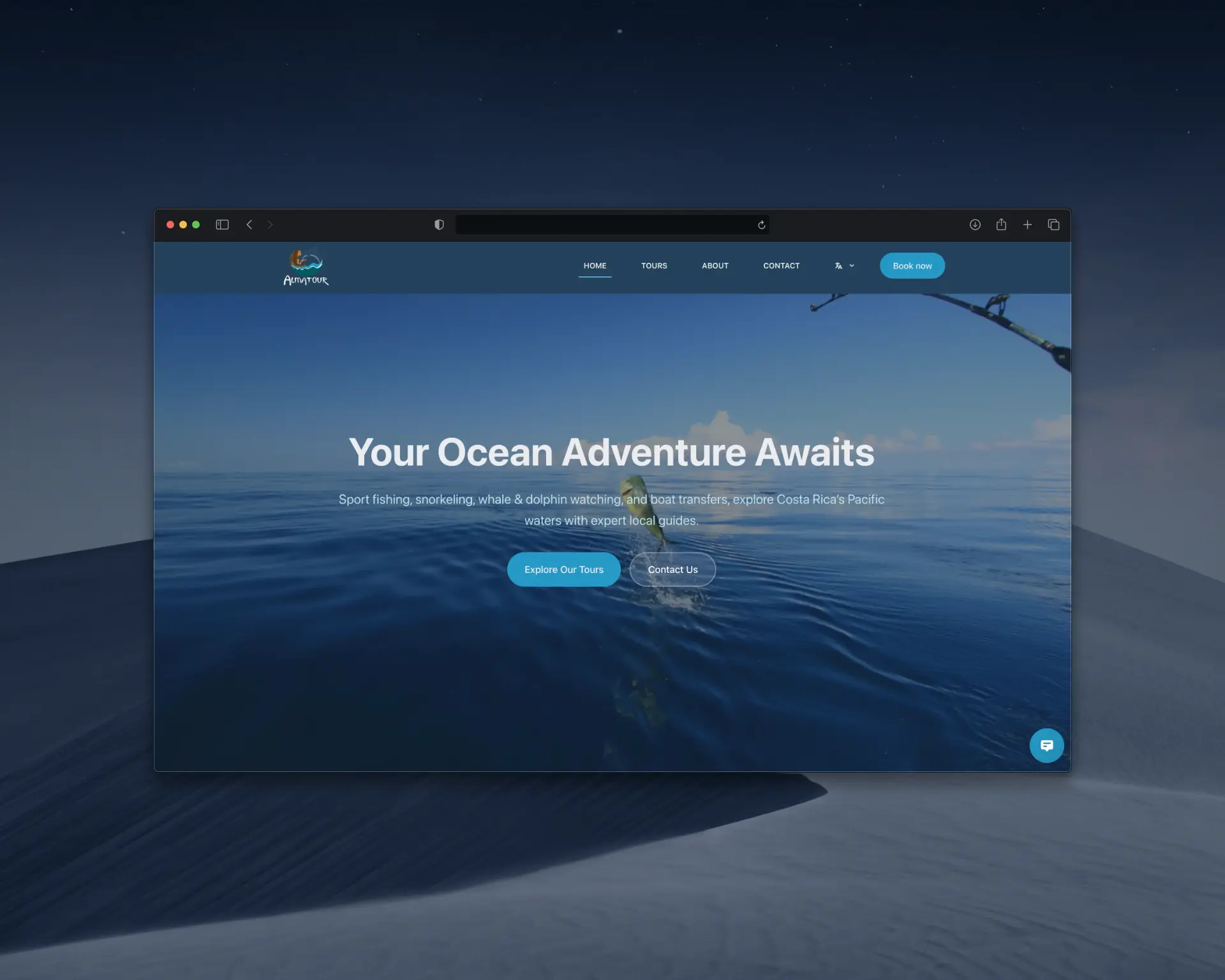 Alma Tour - Sitio web de operador turístico